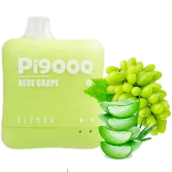 Одноразова електронна сигарета Elf Bar Pi Aloe Grape (Алое Виноград) (9000 Затяжок)