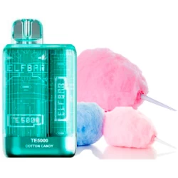 Одноразова електронна сигарета Elf Bar TE Cotton Candy (Цукрова вата) (5000  Затяжок)