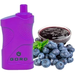 Одноразова електронна сигарета GORD Blueberry Jam (Чорниця Джем) (4000 Затяжок)