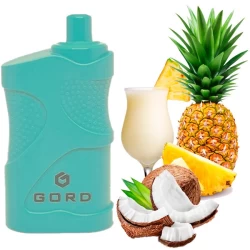 Одноразова електронна сигарета GORD Pineapple Coconut Milk (Ананас Кокос Молоко) (4000 Затяжок)