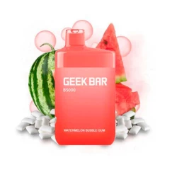 Одноразова електронна сигарета Geek Bar Watermelon Bubble Gum (Кавун Баббл Гам) (5000 Затяжок)