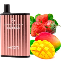 Одноразова електронна сигарета HQD Cuvie Maya Strawberry Mango (Полуниця Манго) (6000 Затяжок)