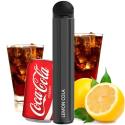 Одноразова електронна сигарета Hugo Vapor Supro III Lemon Cola (Лимон Кола) (1500 Затяжок)