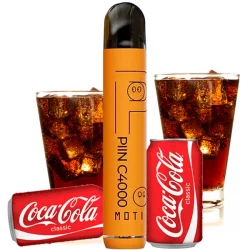 Одноразова електронна сигарета MOTI Piin Cola Fizz (Кола Фізз) (C4000 Затяжок)