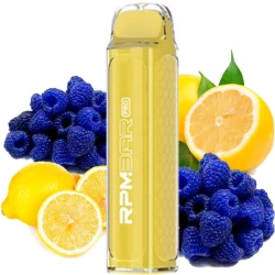 Одноразова електронна сигарета RPM Bar Pro Blue Raspberry Lemon (Блакитна Малина Лимон) (5000 Затяжок)