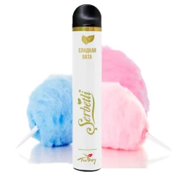 Одноразова електронна сигарета Serbetli Cotton Candy (Солодка Вата) (1200 Затяжок)