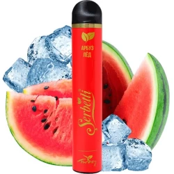 Одноразова електронна сигарета Serbetli Ice Watermelon (Лід Арбуз) (1200 Затяжок)