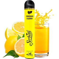 Одноразова електронна сигарета Serbetli Lemon Soda (Лімонна Содова) (1200 Затяжок)