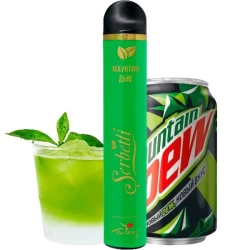 Одноразова електронна сигарета Serbetli Mountain Dew (Маунтін Дью) (1200 Затяжок)