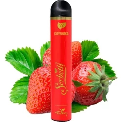 Одноразова електронна сигарета Serbetli Strawberry (Полуниця) (1200 Затяжок)