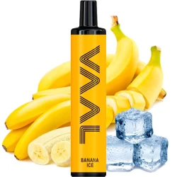 Одноразова електронна сигарета VAAL Banana Ice (Банан Лід) (1500 Затяжок)