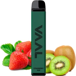 Одноразова електронна сигарета VAAL Strawberry Kiwi (Полуниця Ківі) (1800M Затяжок)