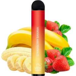 Одноразова електронна сигарета WOW Grande Strawberry Banana (Полуниця Банан) (2500 Затяжок)