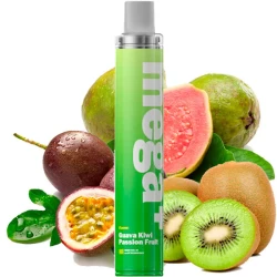 Одноразова електронна сигарета Wotofo Mega+ Guava Kiwi Passion Fruit (Гуава Ківі Маракуя) (2500 Затяжок)