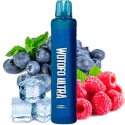 Одноразова електронна сигарета Wotofo Ultra Blueberry Raspberry Ice (Чорниця Малина Лід) (3000 Затяжок)