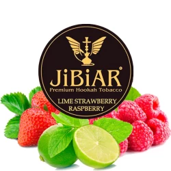 Тютюн JIBIAR Lime Strawberry Raspberry (Лайм Полуниця Малина) 250 гр