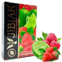 Тютюн JIBIAR Lime Strawberry Raspberry (Лайм Полуниця Малина) 50 гр