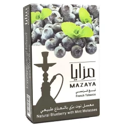 Тютюн Mazaya Blueberry with Mint (Чорниця з М'ятою) 50гр