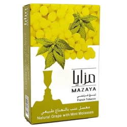 Тютюн Mazaya Grape with Mint (Виноград з М'ятою) 50гр