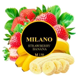 Тютюн Milano Strawberry Banana M150 (Полуниця Банан) 50 гр