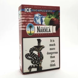 Тютюн Nakhla Ice Two Apples Mint (Подвійне Яблуко М'ята Лід) 50гр