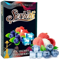 Тютюн Serbetli Ice Lychee Blueberry (Чорниця Лічі Лід) 50гр