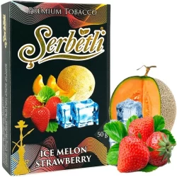 Тютюн Serbetli Ice Strawberry Melon (Полуниця Диня Лід) 50гр