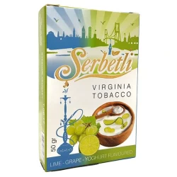 Тютюн Serbetli Lime Grape Yoghurt (Виноградно-лаймовий йогурт) 50гр