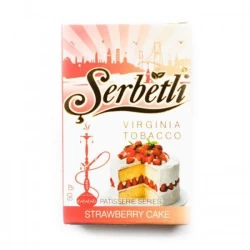 Тютюн Serbetli Strawberry Cake (Полуничний Пиріг) 50гр