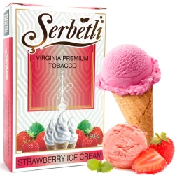 Тютюн Serbetli Strawberry Ice Cream (Полуничне Морозиво) 50гр