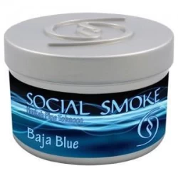 Тютюн Social Smoke Baja Blue (Чорниця з Віоградом в Білому Шоколаді) 250гр