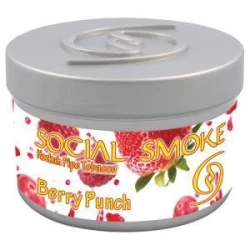 Тютюн Social Smoke Berry Punch (Ягідний Пунш) 250гр