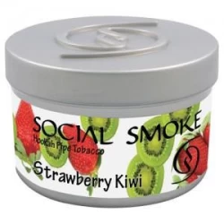 Тютюн Social Smoke Strawberry Kiwi (Полуниця Ківі) 250гр