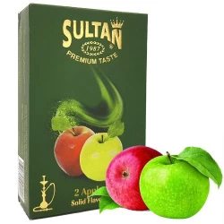 Тютюн Sultan 2 Apples (Подвійне Яблуко) 50 гр