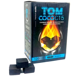 Вугілля кокосове Tom Cococha Blue C15 1кг 120кубиків в упаковці