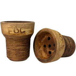Чашка глиняная Fog Amber (Коричневый)