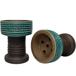 Чашка глиняная Gusto Bowls Rook Design Marine (Бирюзовый)