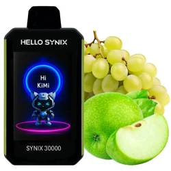 Електронні сигарети Hello Synix Grape Apple (Виноград Яблуко) (30000 Затяжок)