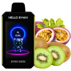 Електронні сигарети Hello Synix Kiwi Passion Fruit (Ківі Маракуя) (30000 Затяжок)