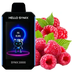 Електронні сигарети Hello Synix Raspberry Rizz (Малина Різз) (30000 Затяжок)