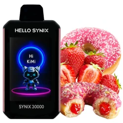 Електронні сигарети Hello Synix Strawberry Donut (Полуничний Пончик) (30000 Затяжок)