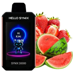 Електронні сигарети Hello Synix Strawberry Swag (Полуниця Свег) (30000 Затяжок)