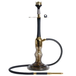 Кальян AMY AMIRS Indi Leather BK-GD-BK V3.0 (Черный)