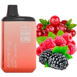 Одноразова електронна сигарета Aroma King Berry Cranberry (Ягода Журавлина) (5500 Затяжок)