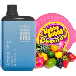 Одноразова електронна сигарета Aroma King Bubbleblue (Баблблу) (5500 Затяжок)