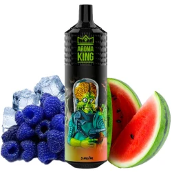 Одноразова електронна сигарета Aroma King Mars Watermelon Razz Ice (Кавун Разз Лід) (9000 Затяжок)