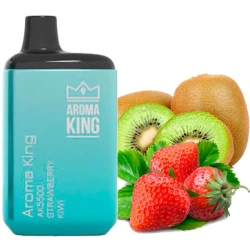 Одноразова електронна сигарета Aroma King Strawberry Kiwi (Полуниця Ківі) (5500 Затяжок)