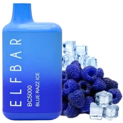 Одноразова електронна сигарета Elf Bar BC  Blue Razz Ice (Блу Разз Лід) (5000 Затяжок)