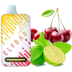 Одноразова електронна сигарета Elf Bar BC Cherry Lime (Вишня Лайм) (15000 затяжок)