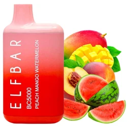 Одноразова електронна сигарета Elf Bar BC Peach Mango Watermelon (Персик Манго Кавун) (5000 Затяжок)